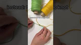 Magic knot  #diy
