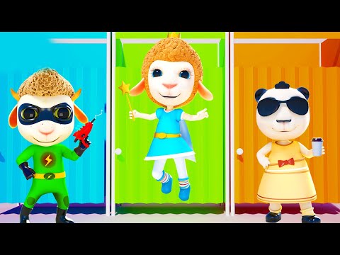 Babies Super Hero In Real Life | Funny Cartoon for Kids | Dolly & Friends 3D | Play Toy