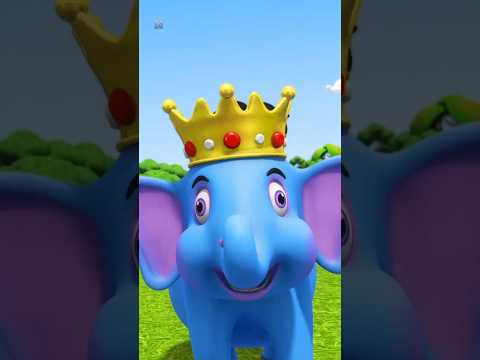 Hathi Raja Kahan Chale, हाथी राजा कहां चले, Nursery Rhymes for Kids #shorts #babysongs #children