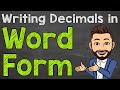 Writing Decimals in Word Form
