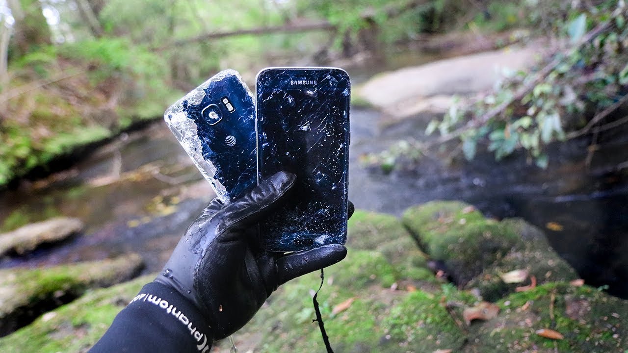 River Treasure: NEW Galaxy S7 Found in River! (College Campus)