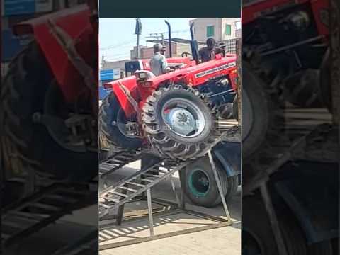 unloading Tractors #video #viral #shortsviral #shortsfeed #tractor #trending #shorts
