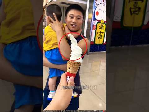 secretly eats ice cream hiding from son #shortsvideo