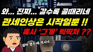 트럼프 결국 그게 빅픽처였나? 설마 했더니 역시... "관세인상은 그저 시작일뿐이었다!!!"