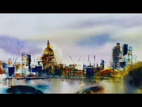 Watercolor Hack - No Brushes Needed