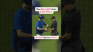 Ballboy EJECTED From A Baseball Game 😱 #mlb #baseball #funny #sports #umpire