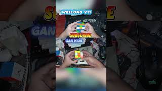 🔥⚡ GAN V100 vs WEILONG V11 enjoying improvement without rushing results #SpeedCubing