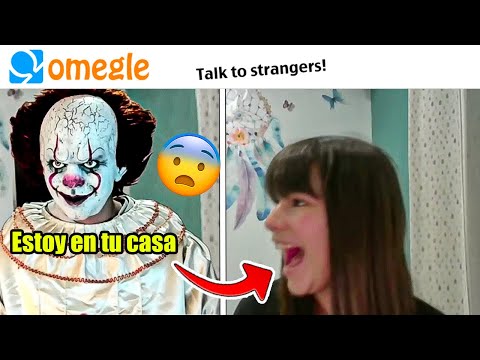 Entrando a CASAS de GENTE con el PAYASO de IT  | DIRECTO DE BROMAS DE OMEGLE 2023