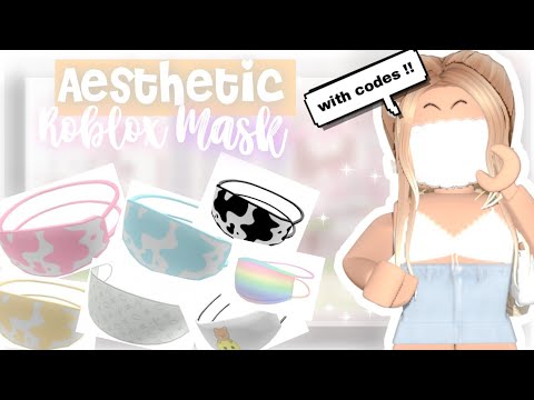 black kawaii face mask roblox