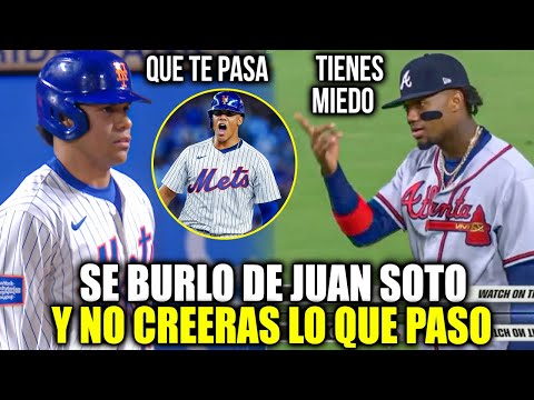 Así RONALD ACUÑA JR RETA por las MALAS a JUAN SOTO le Tuvo MIEDO y MIRA LO QUE PASÓ | MLB