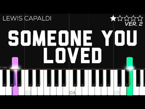 Lewis Capaldi - Someone You Loved | EASY Piano Tutorial