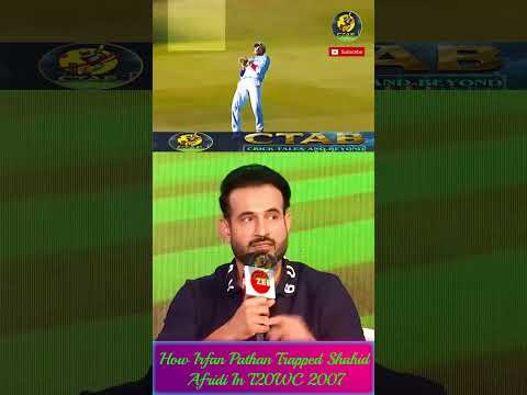 How Irfan Pathan Trapped Shahid Afridi In The T20WC Final 2007! | #cricket #ytcricket #cricketshorts