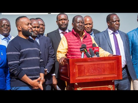 LIVE! AZIMIO & ODM URGENT PRESSER TO THE NATION