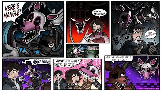 Mangle Moments in the FNAF 2 Movie with Mike, Vanessa, Abby and Foxy | FNAF Comic Dub 