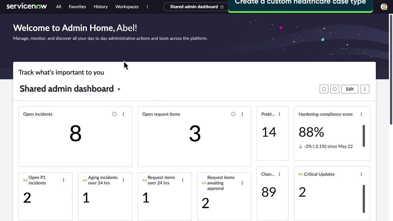 Create a custom healthcare case type