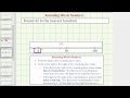 Rounding Whole Numbers to the Nearest 100