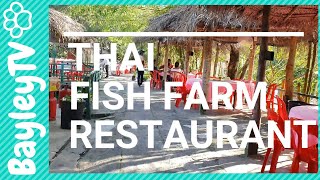 Fun visit to a Thai fish farm restaurant | Cute Bichon Frise Msia Ep47 | Pet Dog | BayleyTV