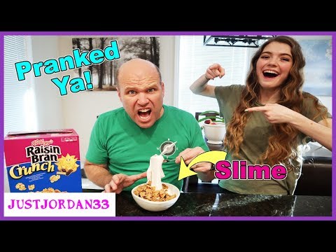 Prank Week! - My Dad Thought Slime Was Milk! (Super Funny) / JustJordan33
