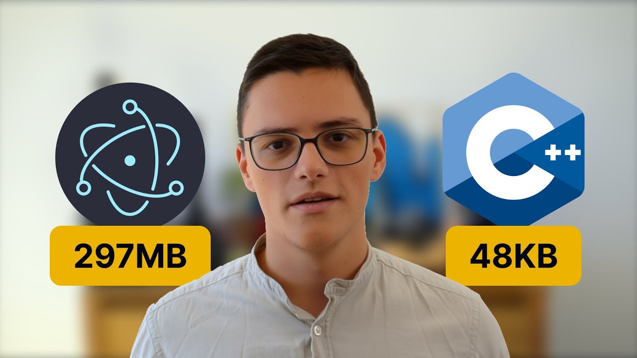 Building Desktop Apps with C++ & WebView: 48KB Binary, Instant video thumbnail