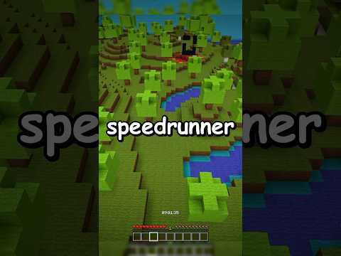 Eu sou speedrunner #minecraft
