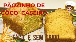 PÃO DE CôCO S/ GLÚTEN | Super fácil e fofinho - MIL DELÍCIAS #semglúten #receitas