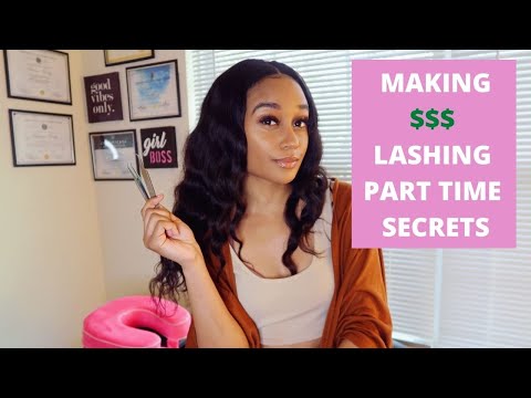 How I Made Over 10K Doing Lash Extensions Part Time