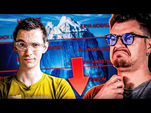 Iceberg des YouTubers les plus Malsains !
