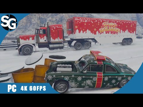 GTA V Online: Christmas Event Happy Holidays Hauler Gameplay (No Commentary)