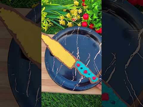 colourful prank knife