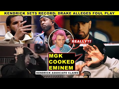 Kendrick Sets NEW Record, MGK WHOOPED Eminem Says Kendrick Associate: Internet Reacts