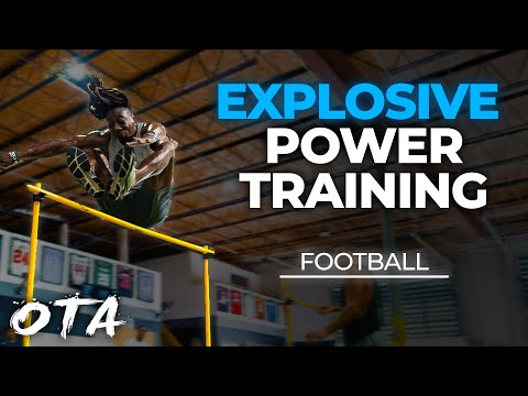 Explosive Hurdle Drills for Football Power