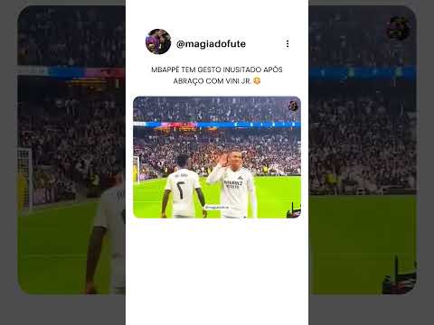 Aí dento, ele falou 😂 #futebol #fut #viral #realmadrid #vinijr #mbappe #meme #funny #engraçado