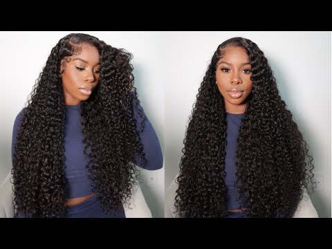 This Invisible HD Lace Wig Is Bomb! Can you see my lace? CurlyMe Hair X Shesyourfave #hdlacewigs