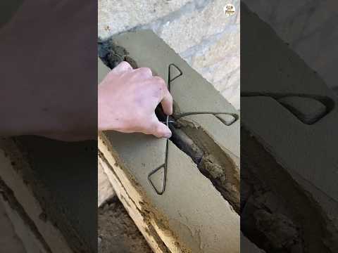 Building house with wall tie ๐ฏ๐ฏ | #shorts