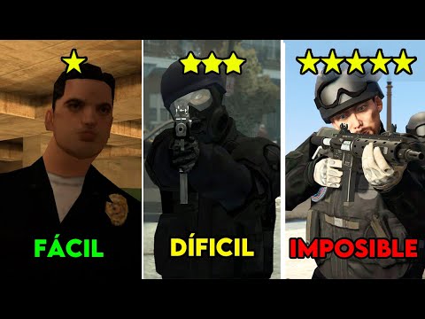 ¿Cómo es la policía de la saga GTA?