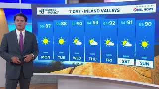 Heat and humidity to increase later in the week | San Diego Local Forecast