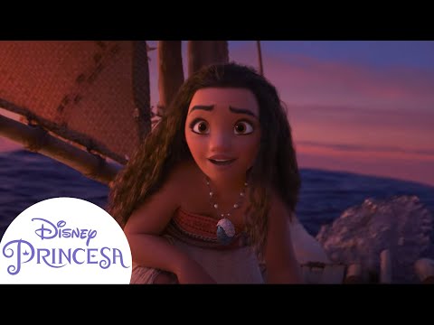 Maui le Enseña a Moana a Navegar | Disney Princesa