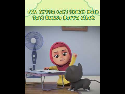 Nussa sama Rarra lagi ada kegiatan lain nih… Antta jadi gak ada temannya deh✨#NussaRarra