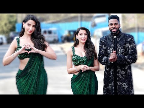 Nora Fatehi & Jason Derulo AT INDIAS BEST DANCER VS SUPER DANCER SET FOR SHOOT #norafatehi