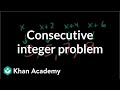 Solving Consecutive Odd Integer Problems