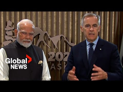 YouTube video thumbnail: Carney Says Canada, India Took “Foundational" Step Toward Rebuilding Diplomatic Relationship At G7