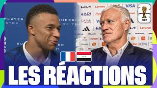 MBAPPÉ, DESCHAMPS, AKLIOUCHE... Toutes les RÉACTIONS des BLEUS après la VICTOIRE contre l'IRAK !