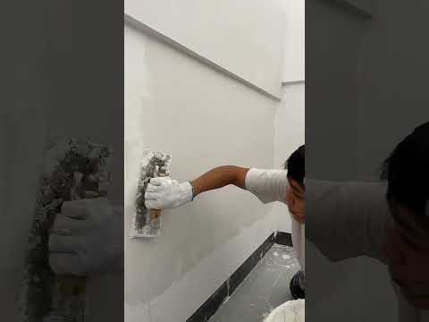 How to Prepare Tiles Wall ,​ Wall paint​ Fast & Beauty part  6074