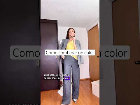 COMO VESTIR UN COLOR LLAMATIVO #moda #outfitsdemoda #tips #fashiontips #fashionstyle #estilo