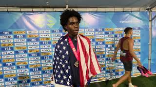 Miles Nesmith Crushes High School Record In World U20 Silver Medal Jump