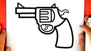 HOW TO DRAW HANDGUN, PISTOL, GUN