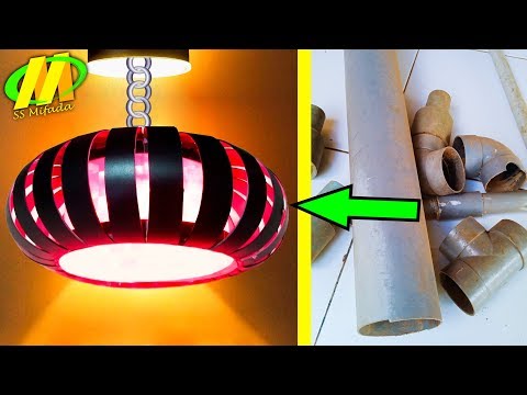 BISNIS MENGUNTUNGKAN..!! Lampu hias dari PIPA PARALON #kerajinan peluang bisnis