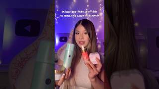 Doing Your Skincare With No Mouth Or Layered Sounds 🚫 #asmr