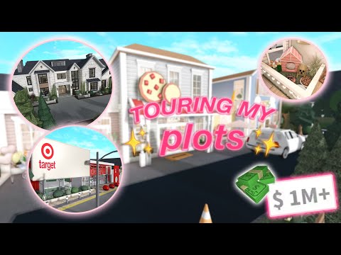 TOURING MY BLOXBURG PLOTS | Roblox Bloxburg Roleplay | *WITH VOICE*