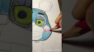 Dibujo De TOY FREDDY Vs TOY BONNIE  completo  #dibujo #art #toybonnie